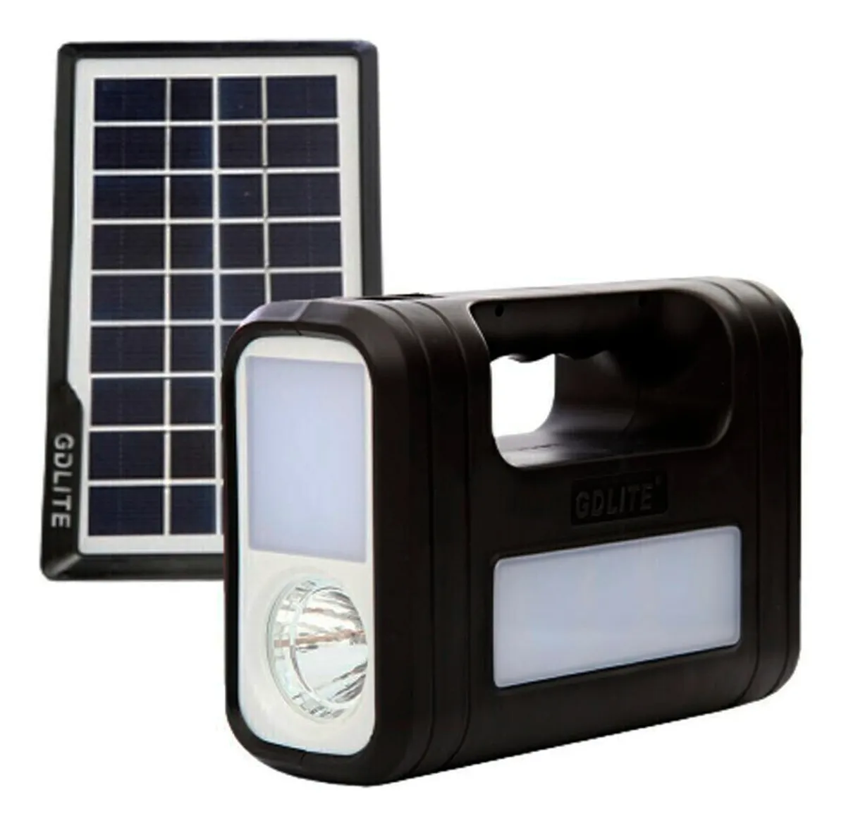 Panel Solar Tres Bombillos Linterna Led